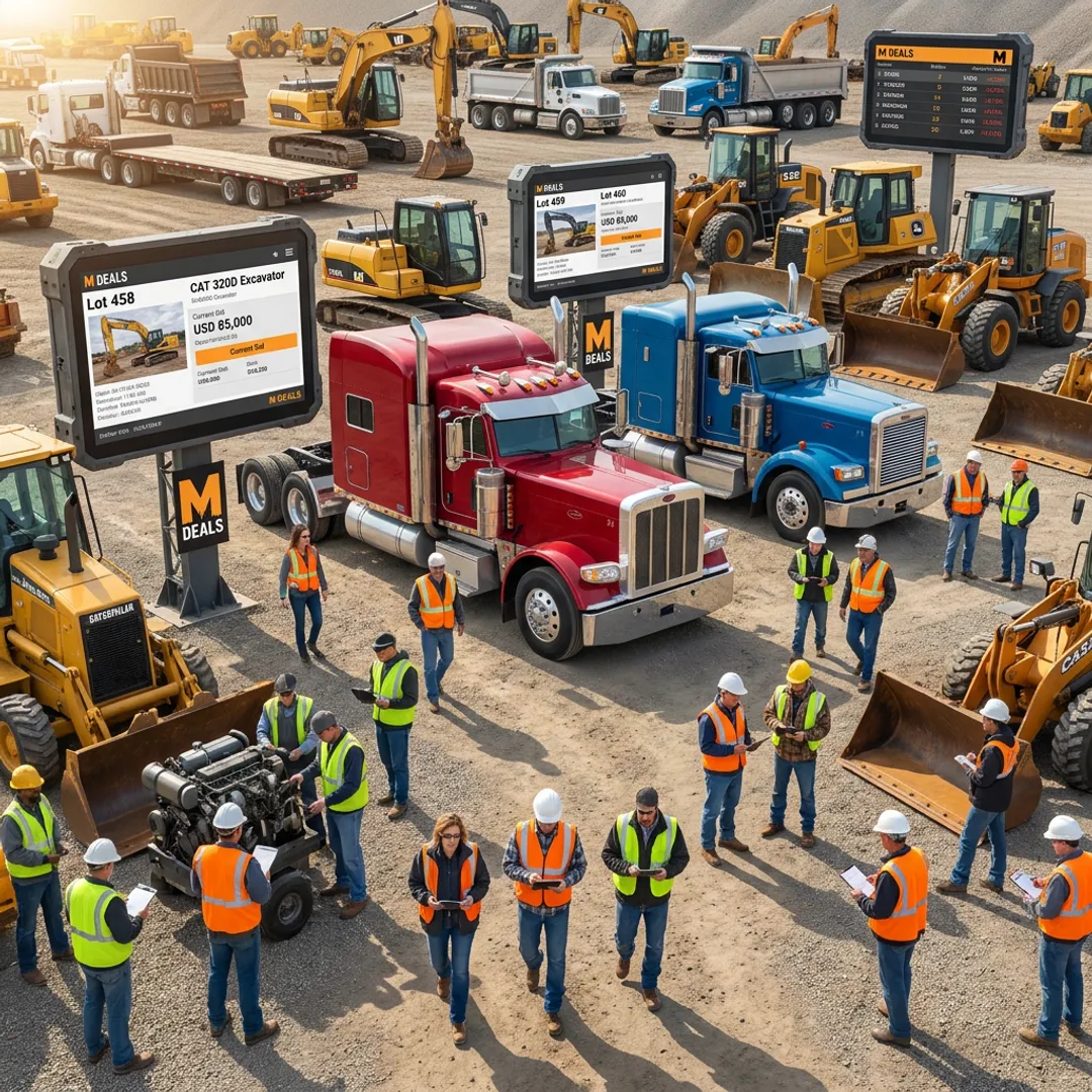 Top Industrial Equipment Auction Platforms for Global Buyers