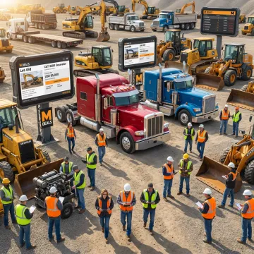 Industrial equipment auction with global buyers bidding online