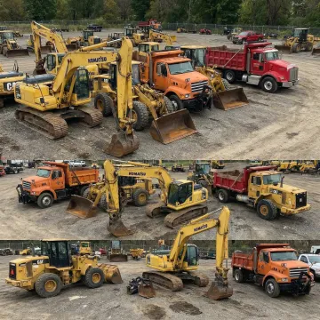 Online auction for used heavy equipment