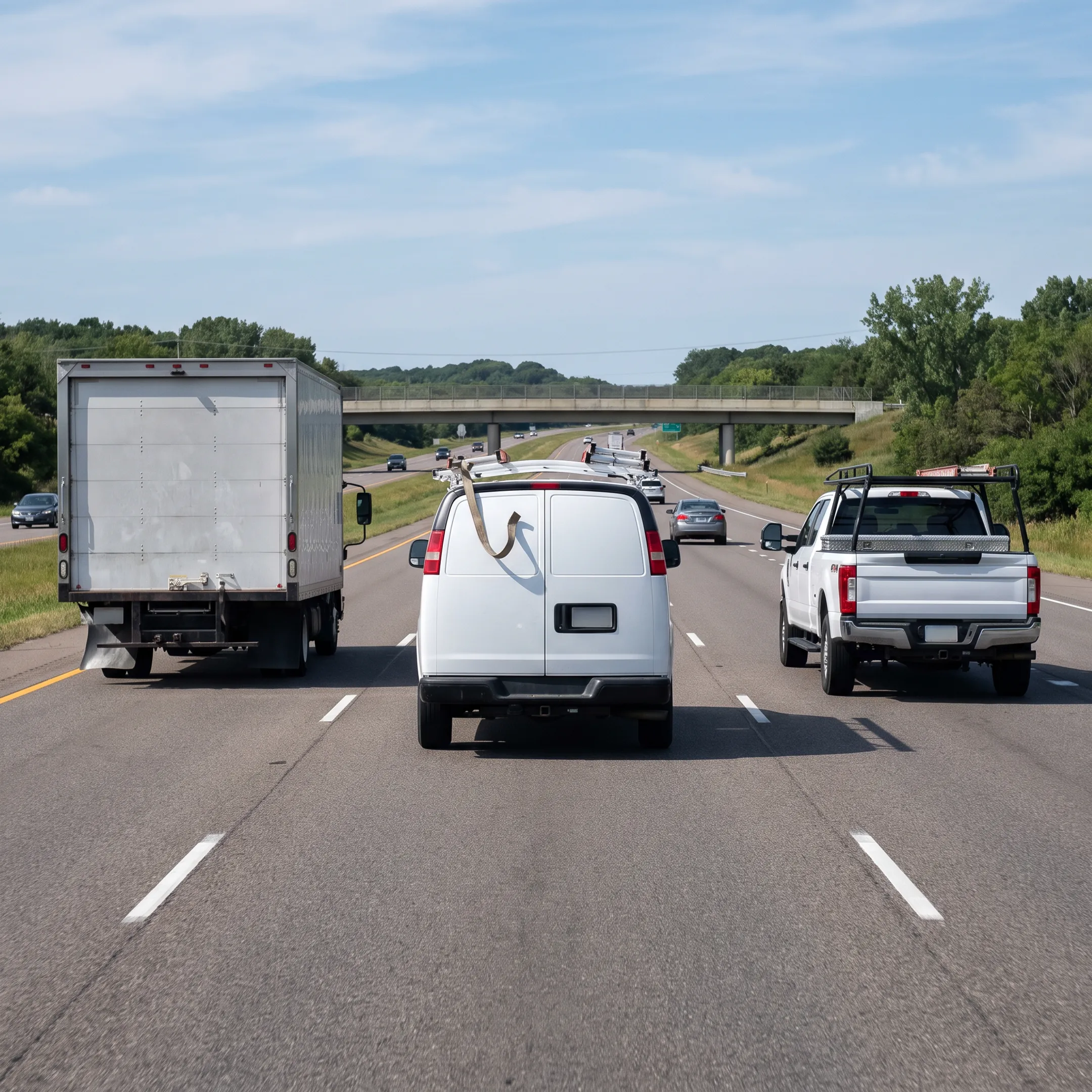 Commercial fleet vehicles operating safely on Minnesota highways
