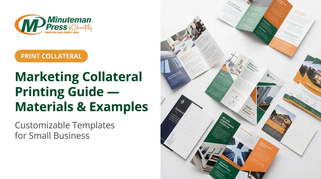 Marketing Collateral Printing Guide — Materials & Examples