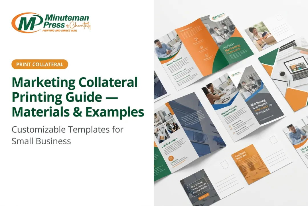 Marketing Collateral Printing Guide — Materials & Examples
