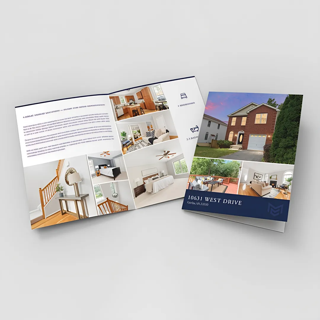 Vertical Real Estate Brochures — Letter Size