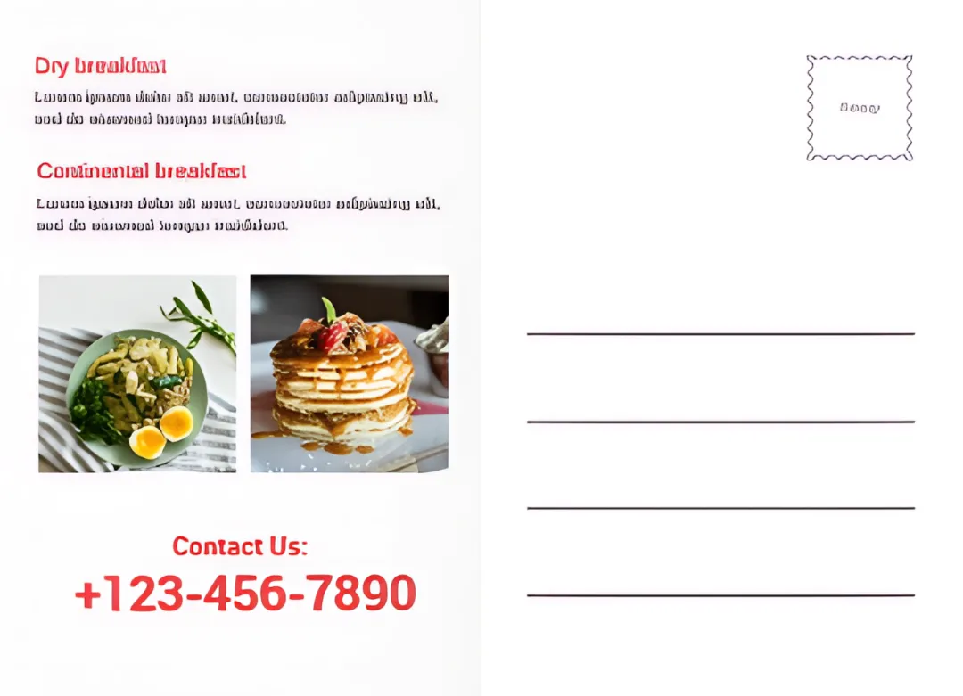 Restaurant EDDM menu mailer distribution