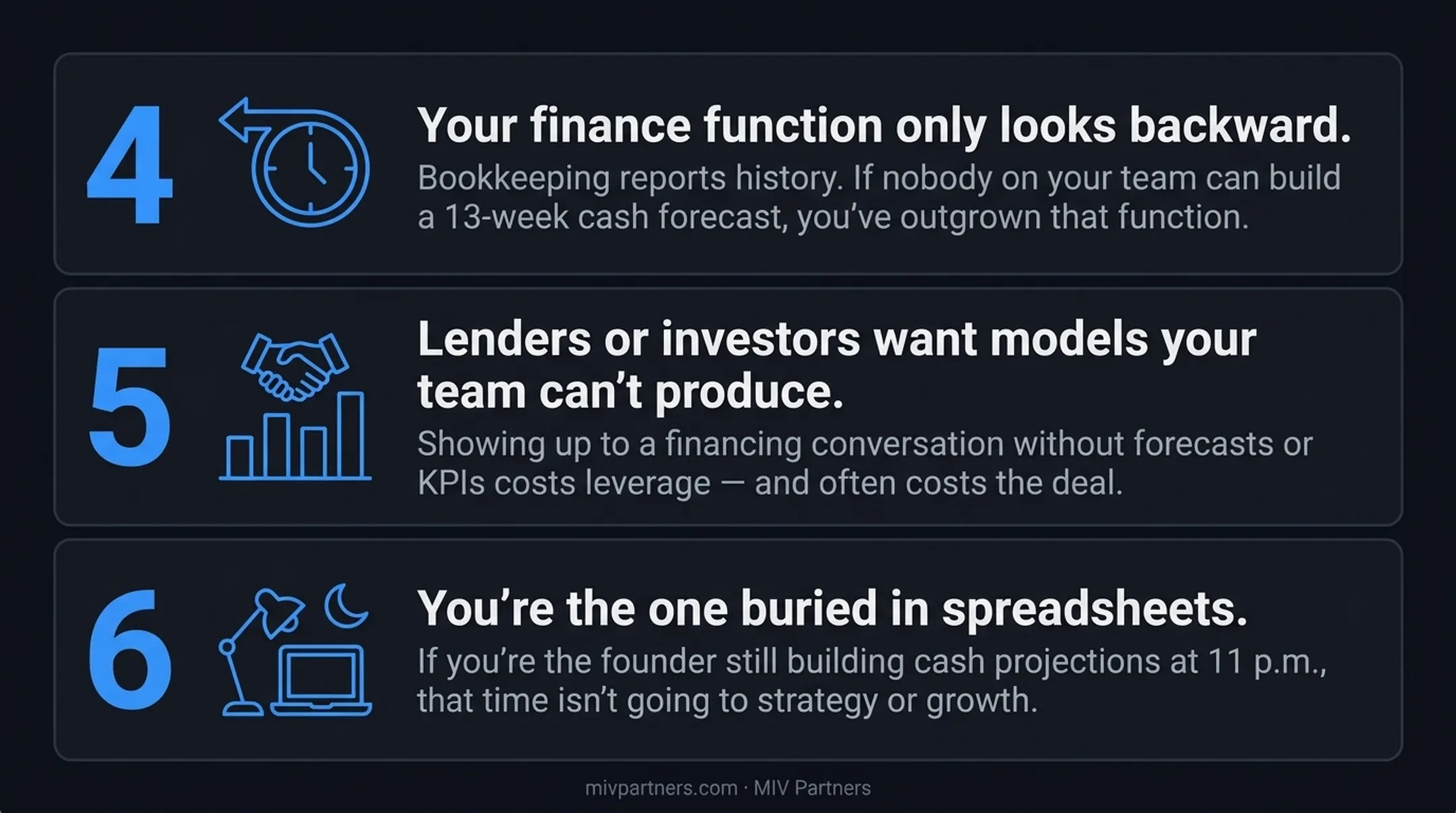 Six warning signs a company is ready to hire a CFO