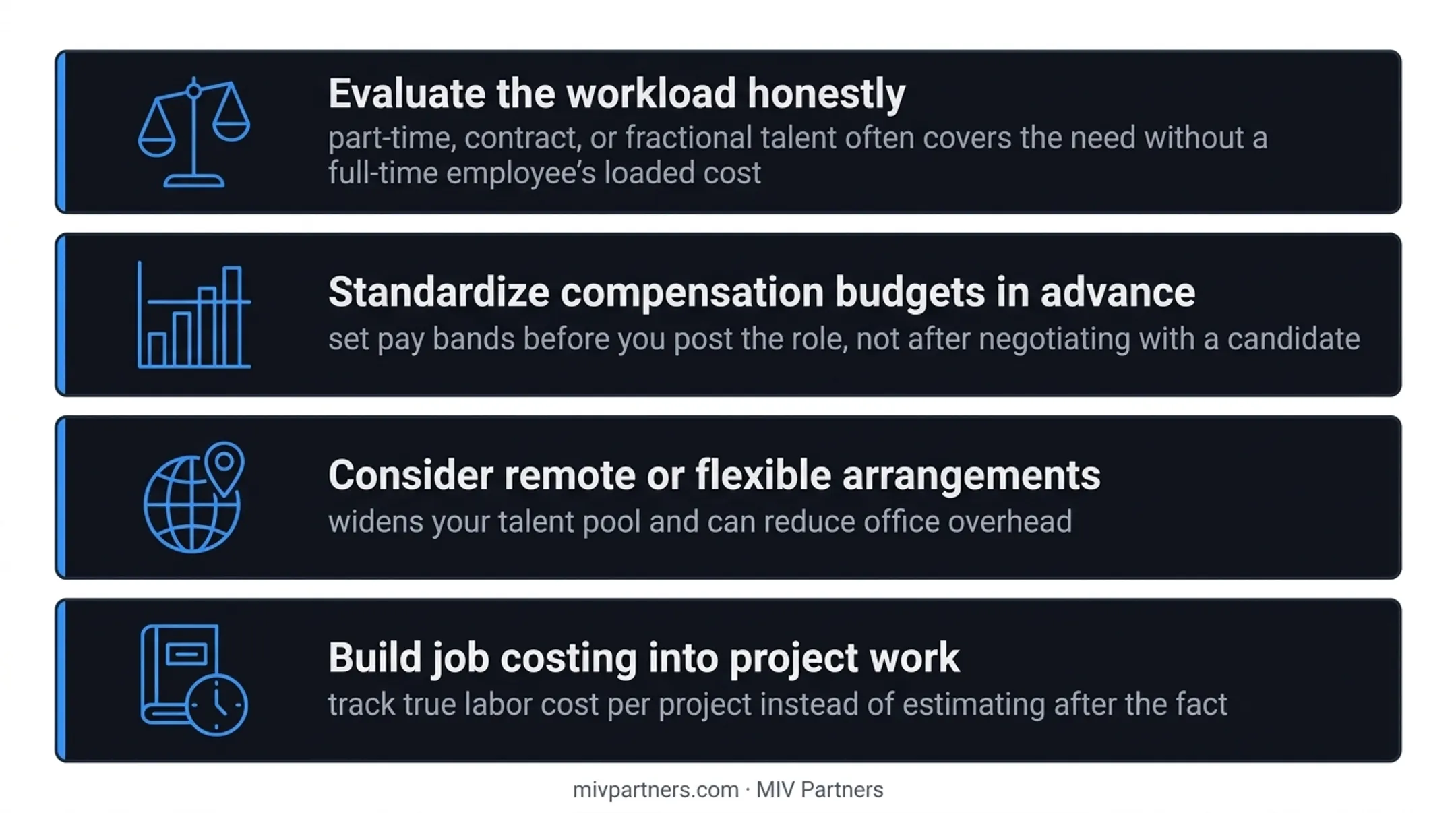 Four smarter hiring strategies to control labor costs process flow