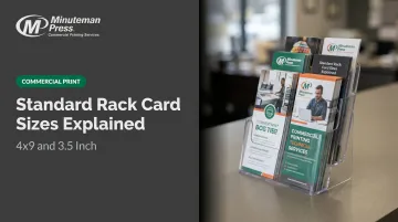 Standard Rack Card Sizes Explained: 4x9 and 3.5 Inch