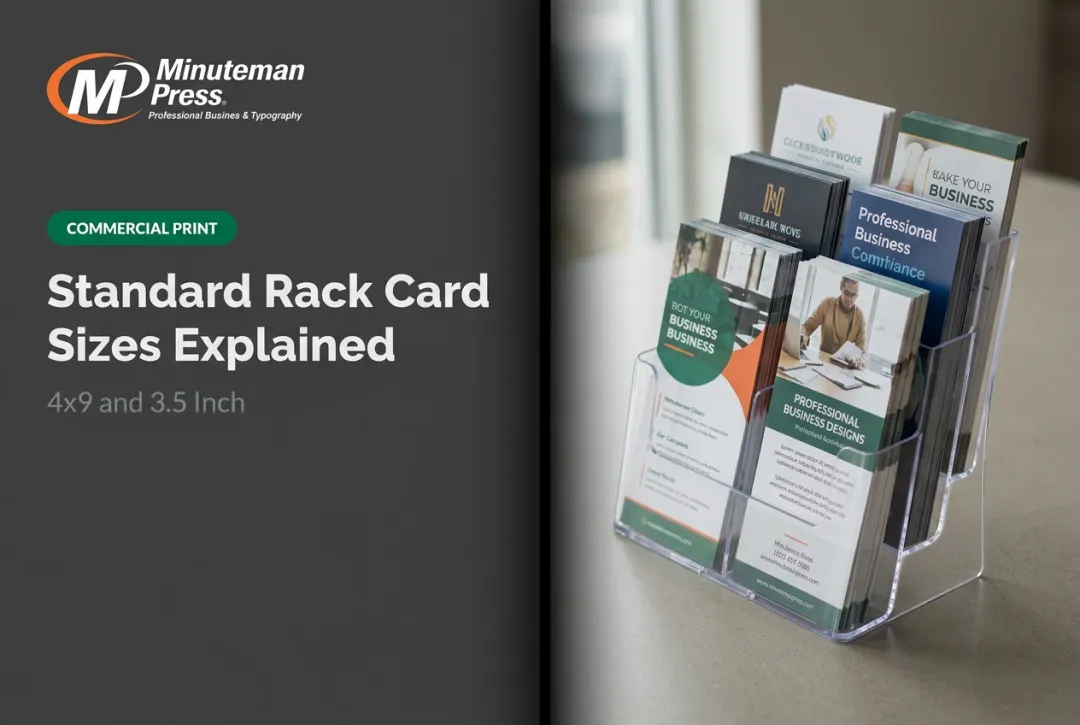 Standard Rack Card Sizes Explained: 4x9 and 3.5 Inch
