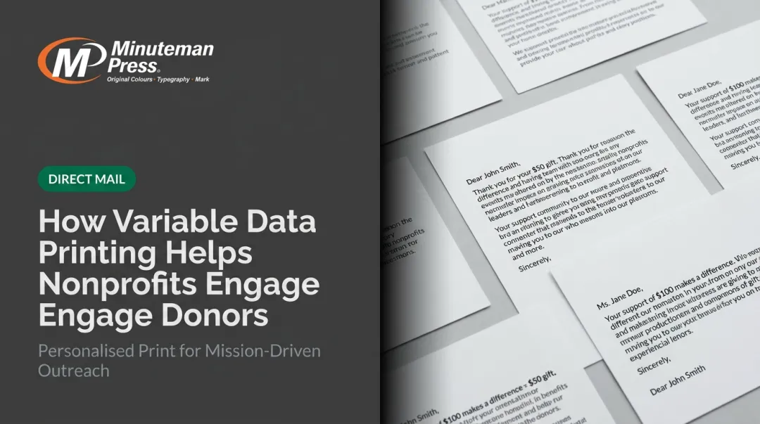 How Variable Data Printing Helps Nonprofits Engage Donors