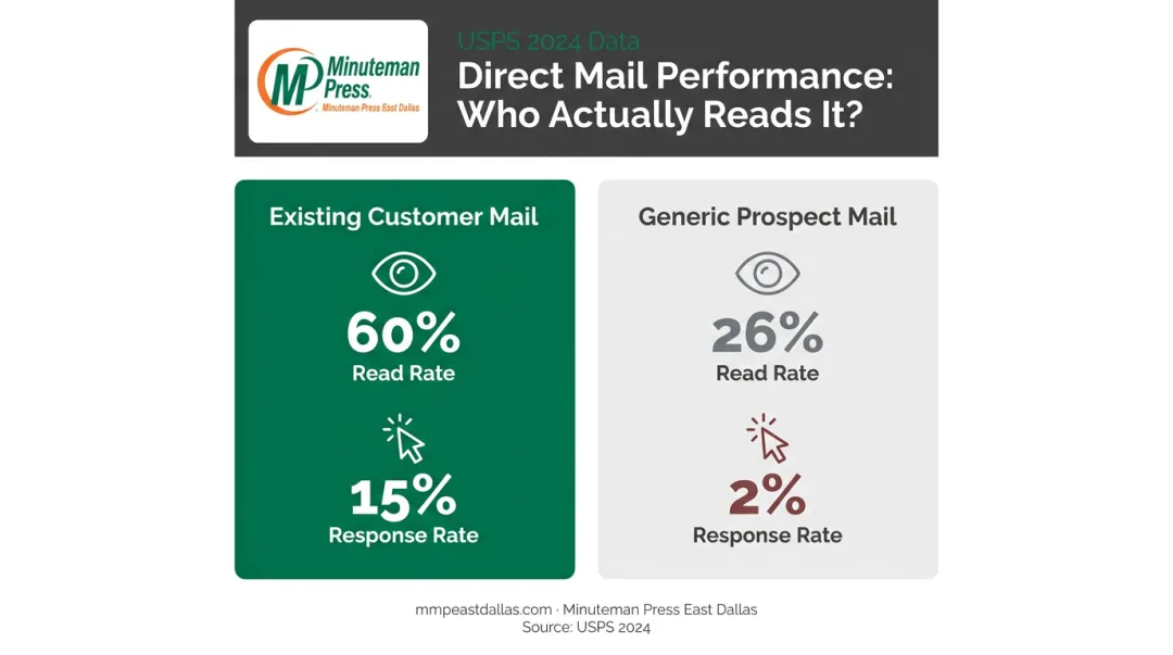 USPS data comparing personalized mail versus generic mail response rates