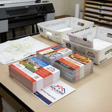 9x12 EDDM postcards ready for mailing