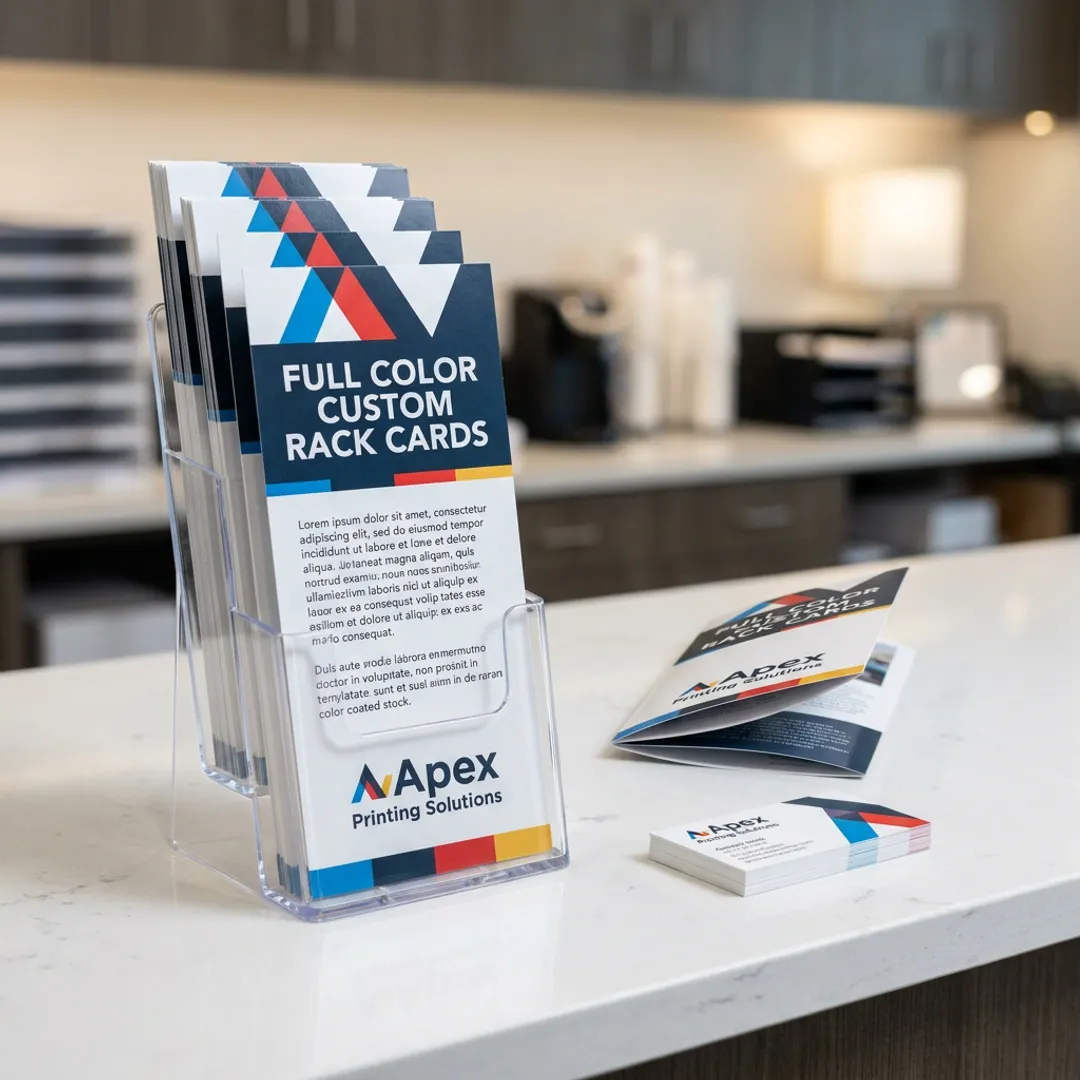 Custom 3.5 x 8.5 Rack Cards