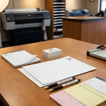 Custom branded stationery and office supplies