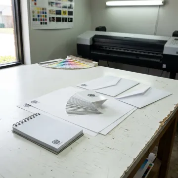 Custom stationery printed for a Dallas business