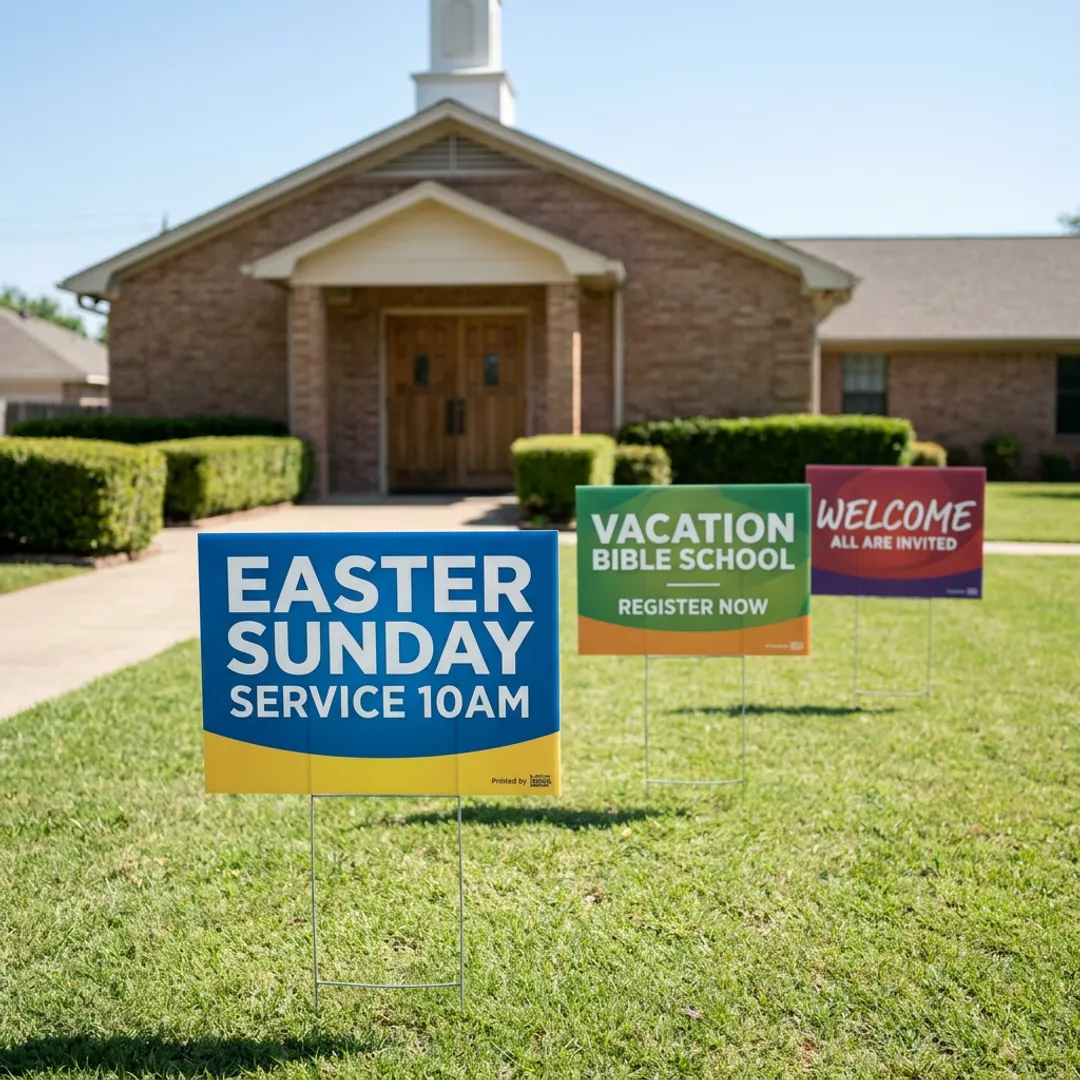 Outdoor Church Yard Signs
