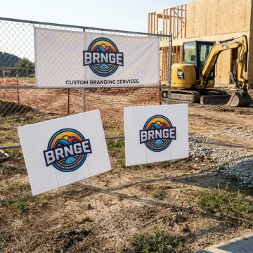 Custom construction site signs in Garland