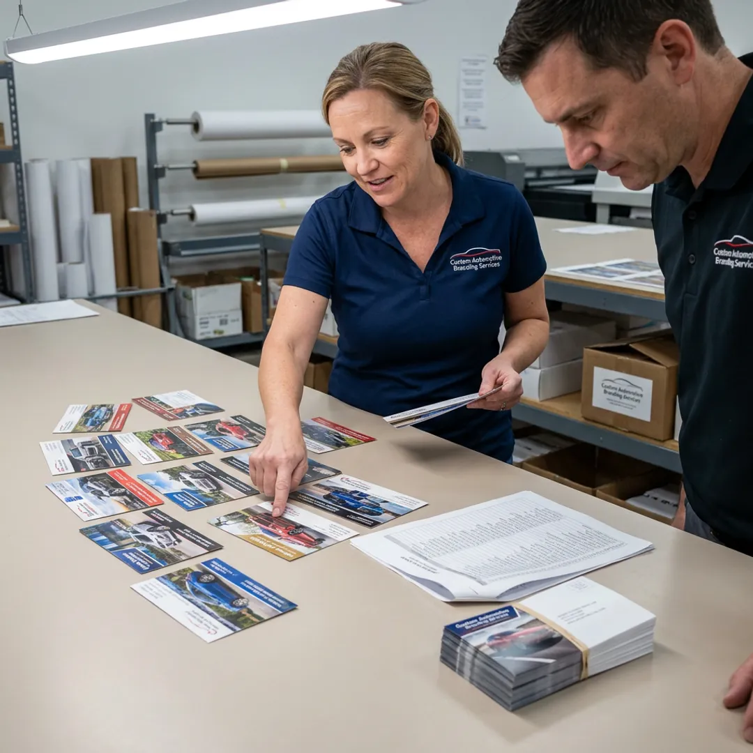 Direct mail campaign planning and printing process