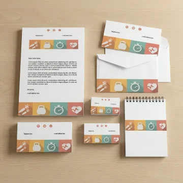 Custom printed business stationery and envelopes
