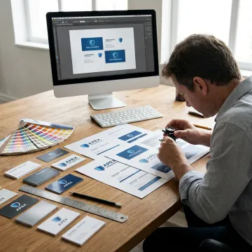 Business card proofing and printing process