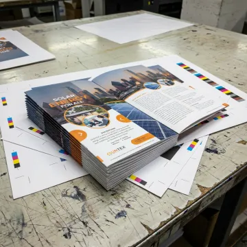 Custom saddle stitch booklets printed in full color
