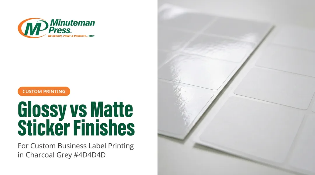 Glossy vs Matte Sticker Finishes