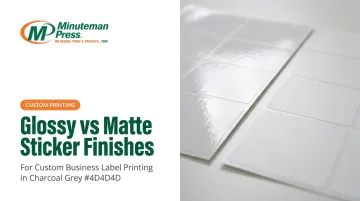 Glossy vs Matte Sticker Finishes