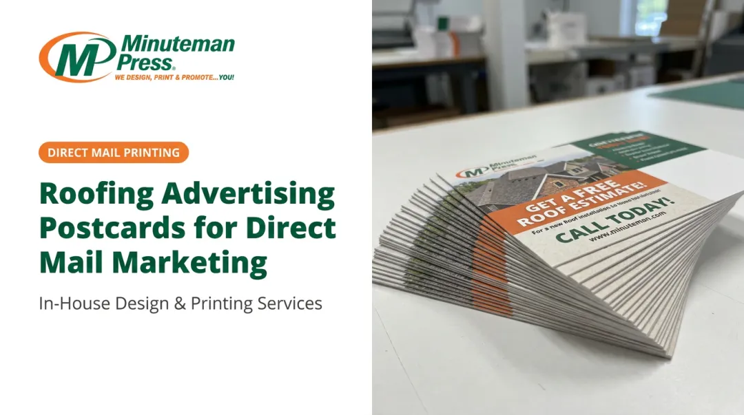 Roofing Advertising Postcards for Direct Mail Marketing