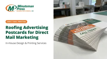 Roofing Advertising Postcards for Direct Mail Marketing