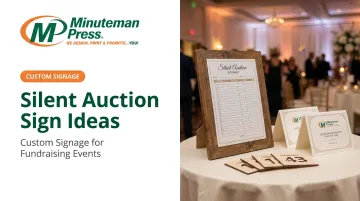 Silent Auction Sign Ideas