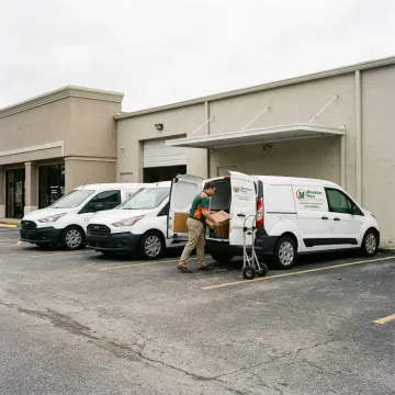 Delivery fleet vehicle magnets