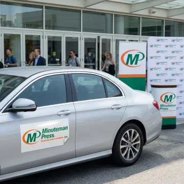 Trade show vehicle signage