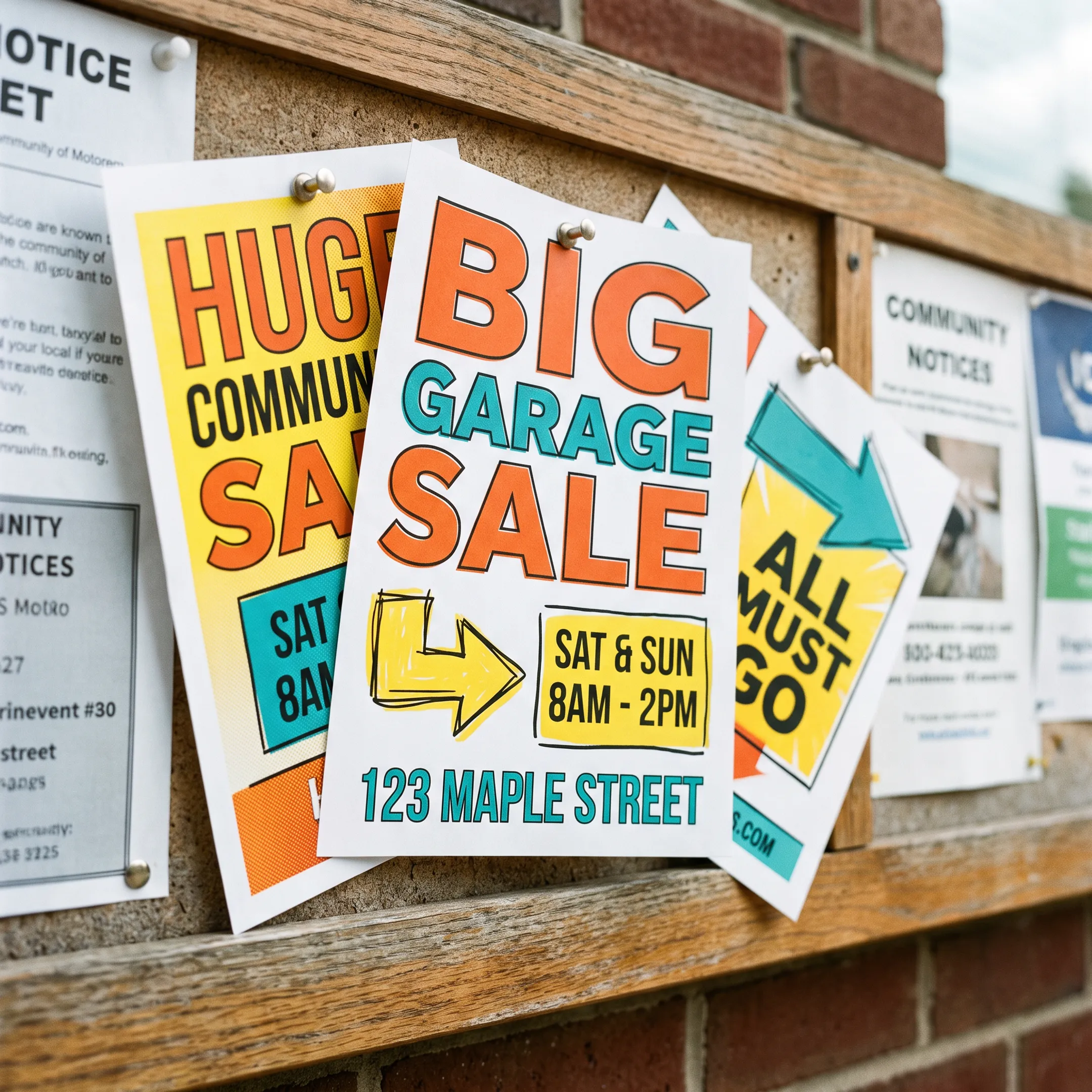 Event advertising flyer