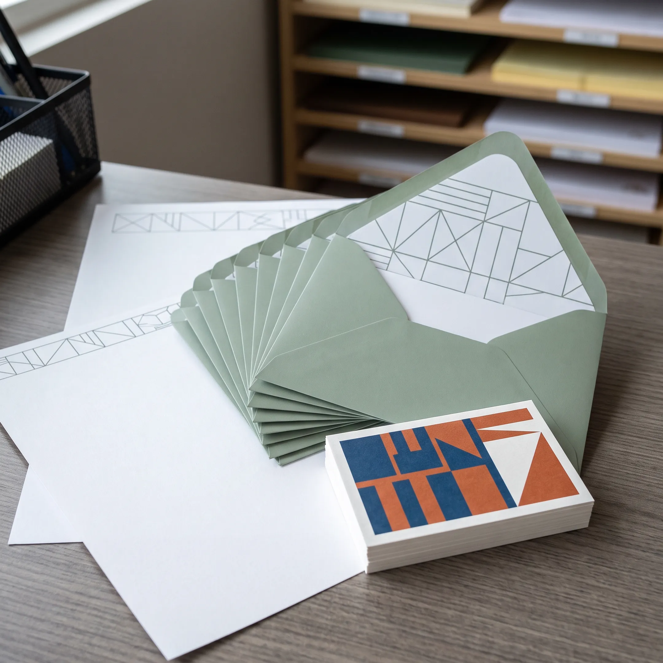 Corporate branding and identity envelopes