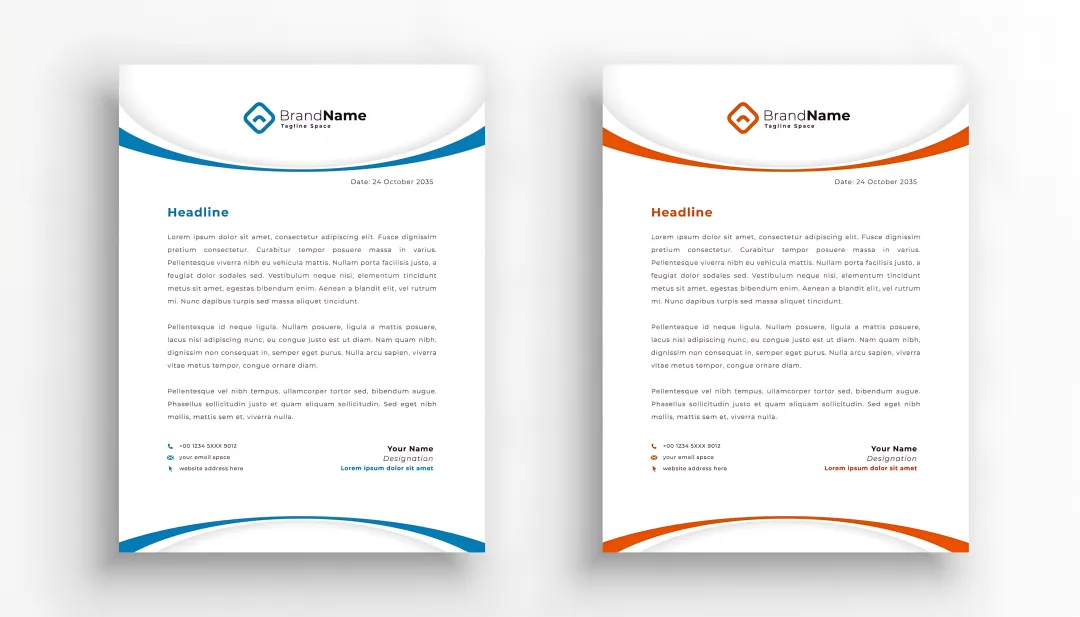 Letterhead | Real Estate Letterhead Templates