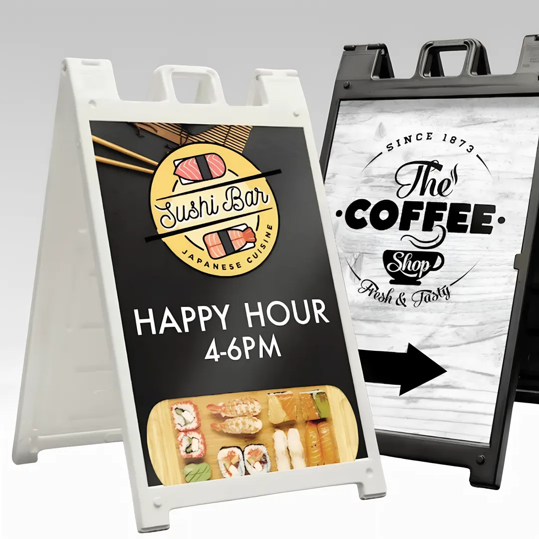Portable A-Frame Parking Signs