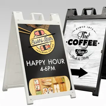 Portable A-Frame Parking Signs | Custom Reflective Signs