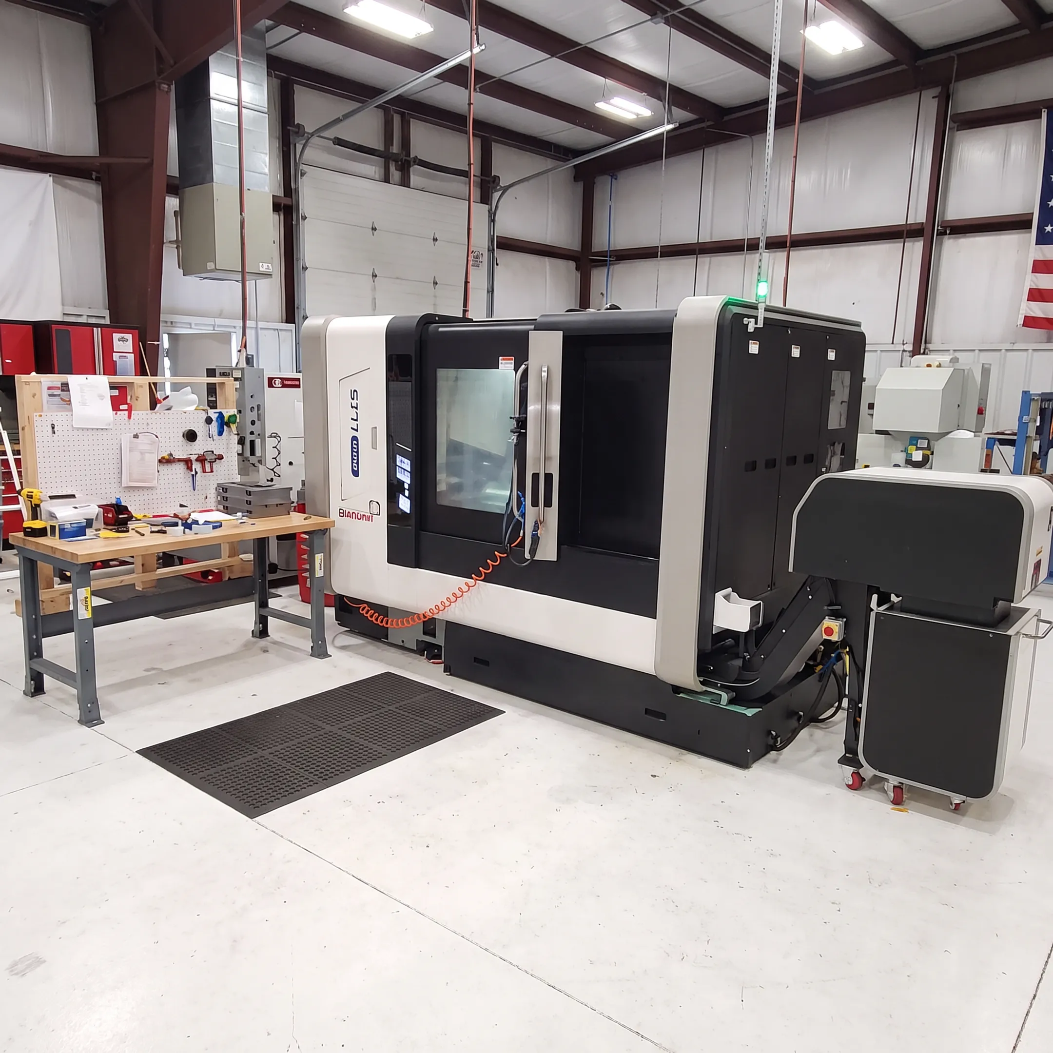 Precision-machined modular revision hip stem components in a medical device manufacturing facility