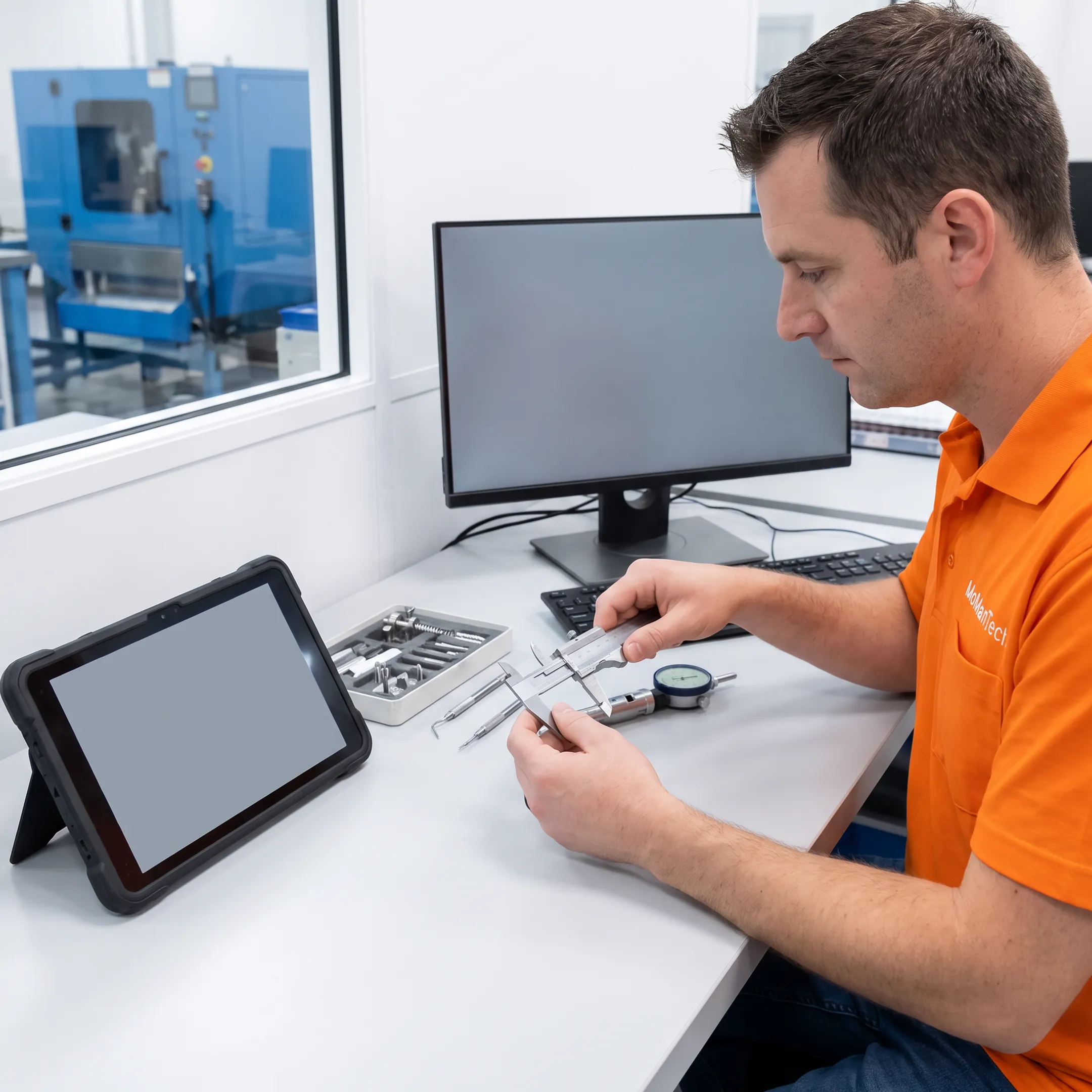 Orthopedic osteotome manufacturing and inspection process