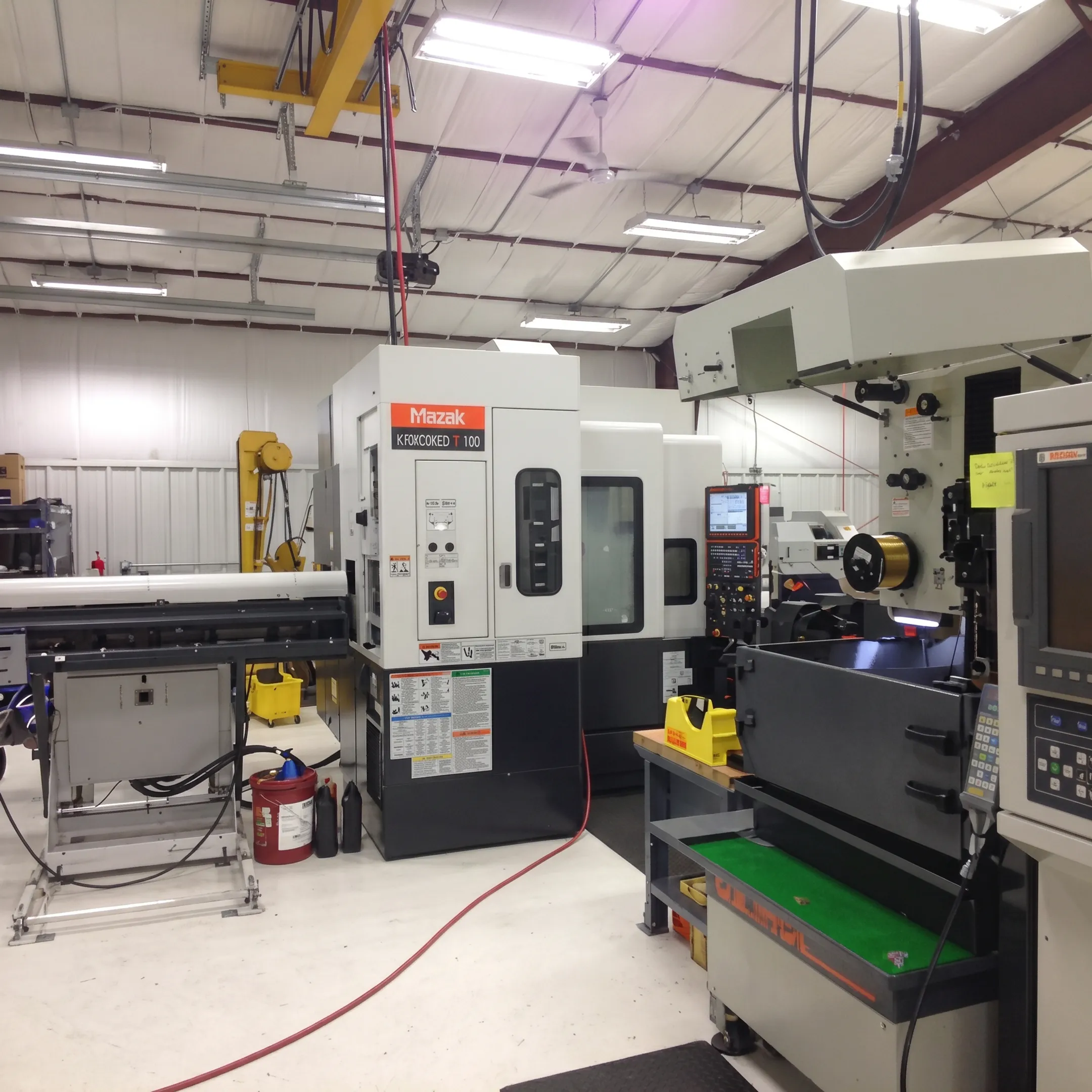 Technician inspecting a precision medical component after grinding