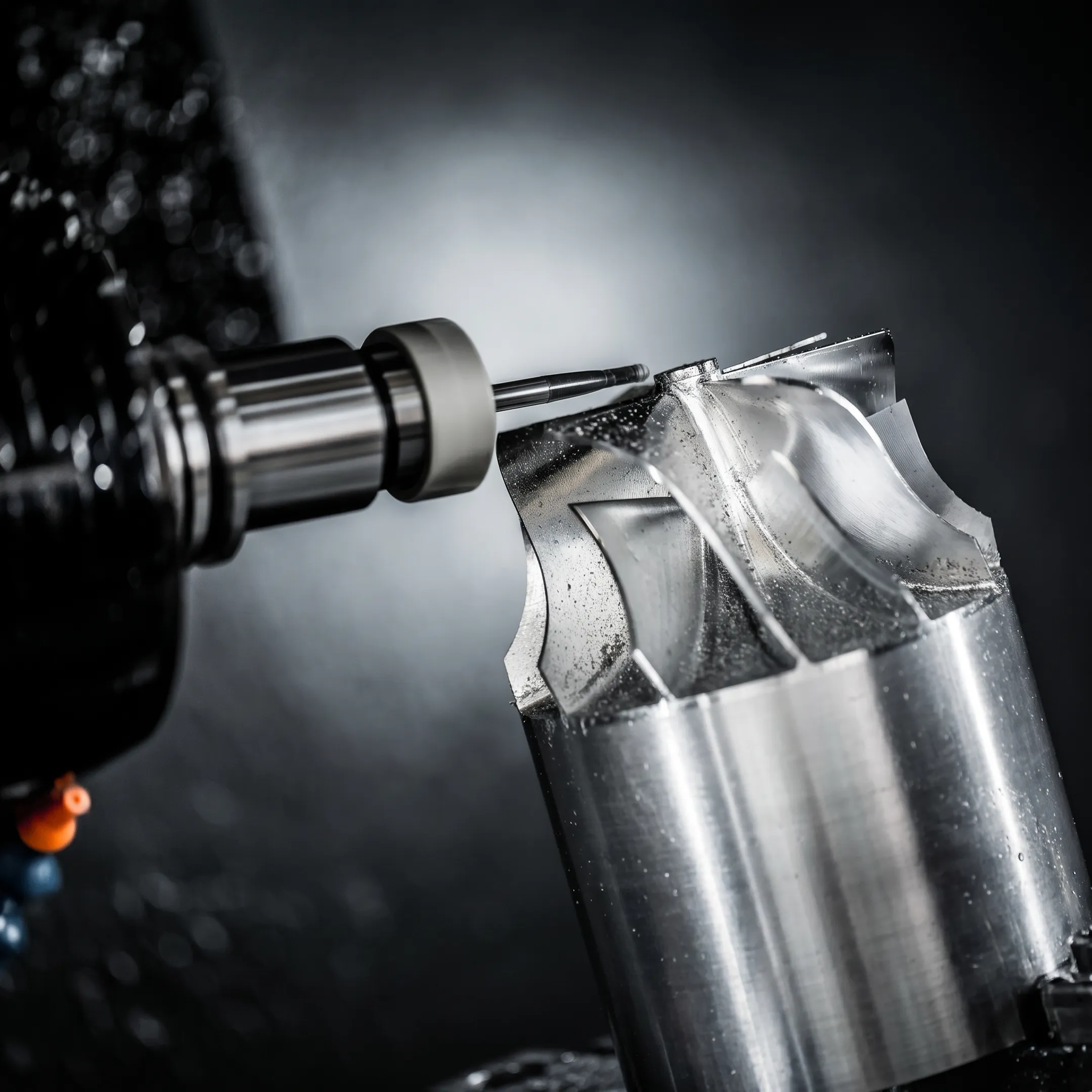 Precision CNC turning of an orthopedic component in a manufacturing facility