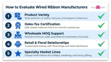 5 criteria for evaluating wired ribbon manufacturers quality and certifications checklist