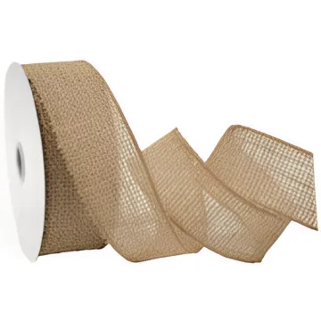 Burlap Wired Ribbon