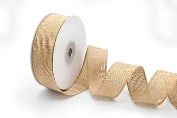 Burlap Wired Ribbon