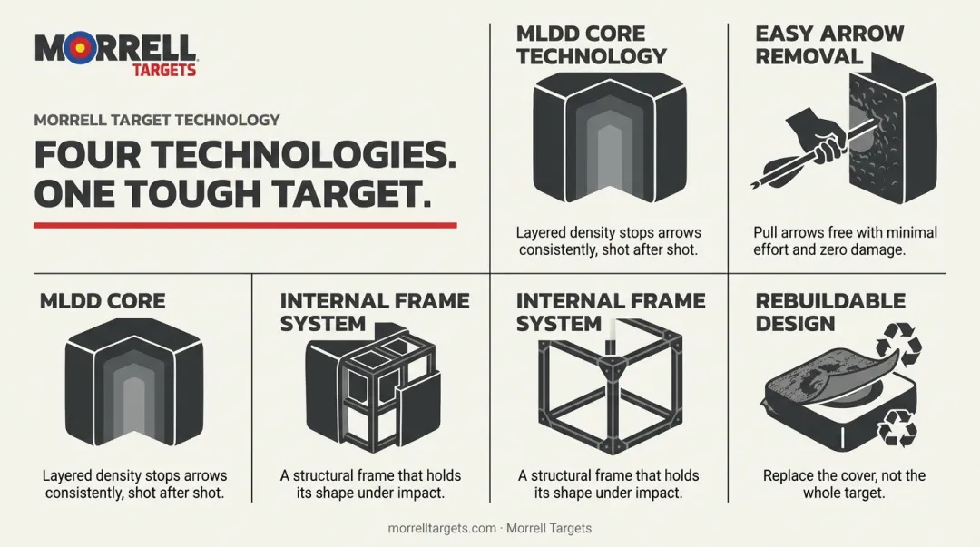 Four core engineering features of a consistency-built archery target explained