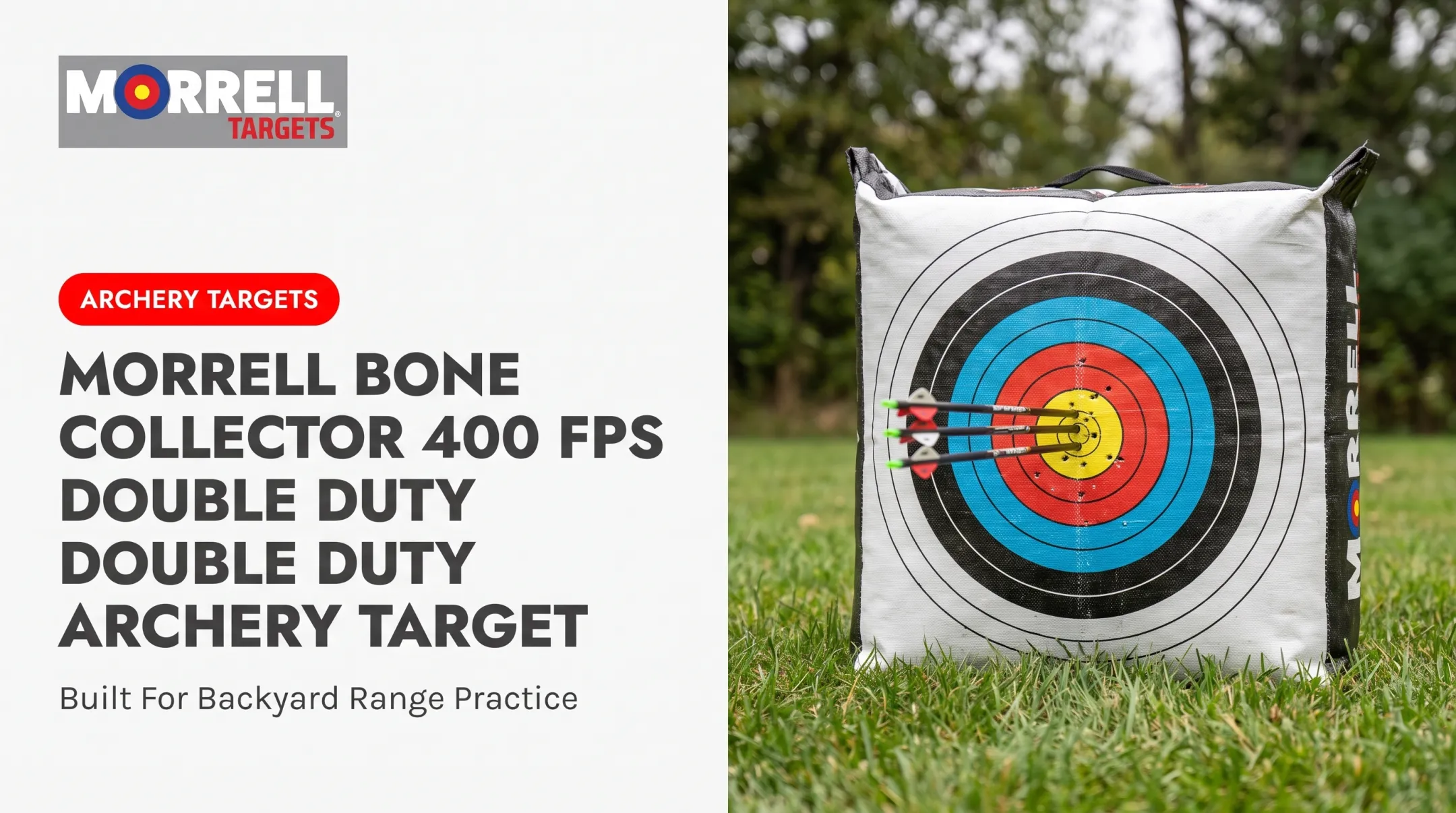 Morrell Bone Collector 400 FPS Double Duty Archery Target