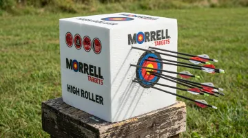 Morrell High Roller Foam target displaying self-healing foam construction