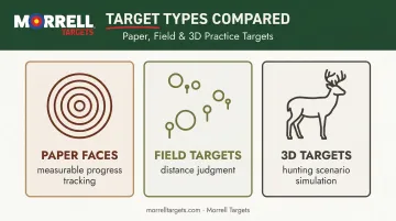 Comparison of paper, field, and 3D archery target training formats
