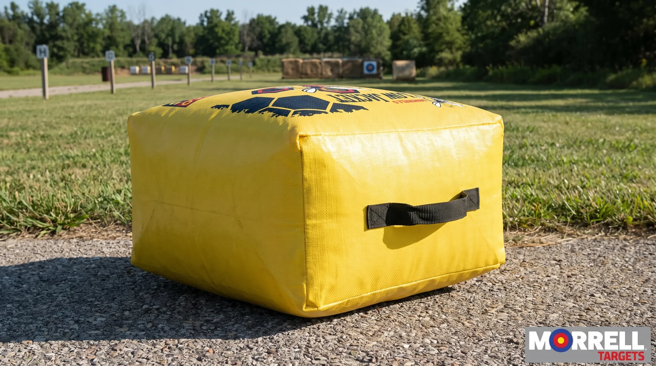 Morrell Yellow Jacket MOD Pro target with E-Z Tote handle