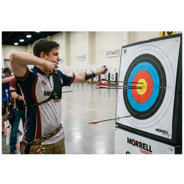 Competitive archery tournament