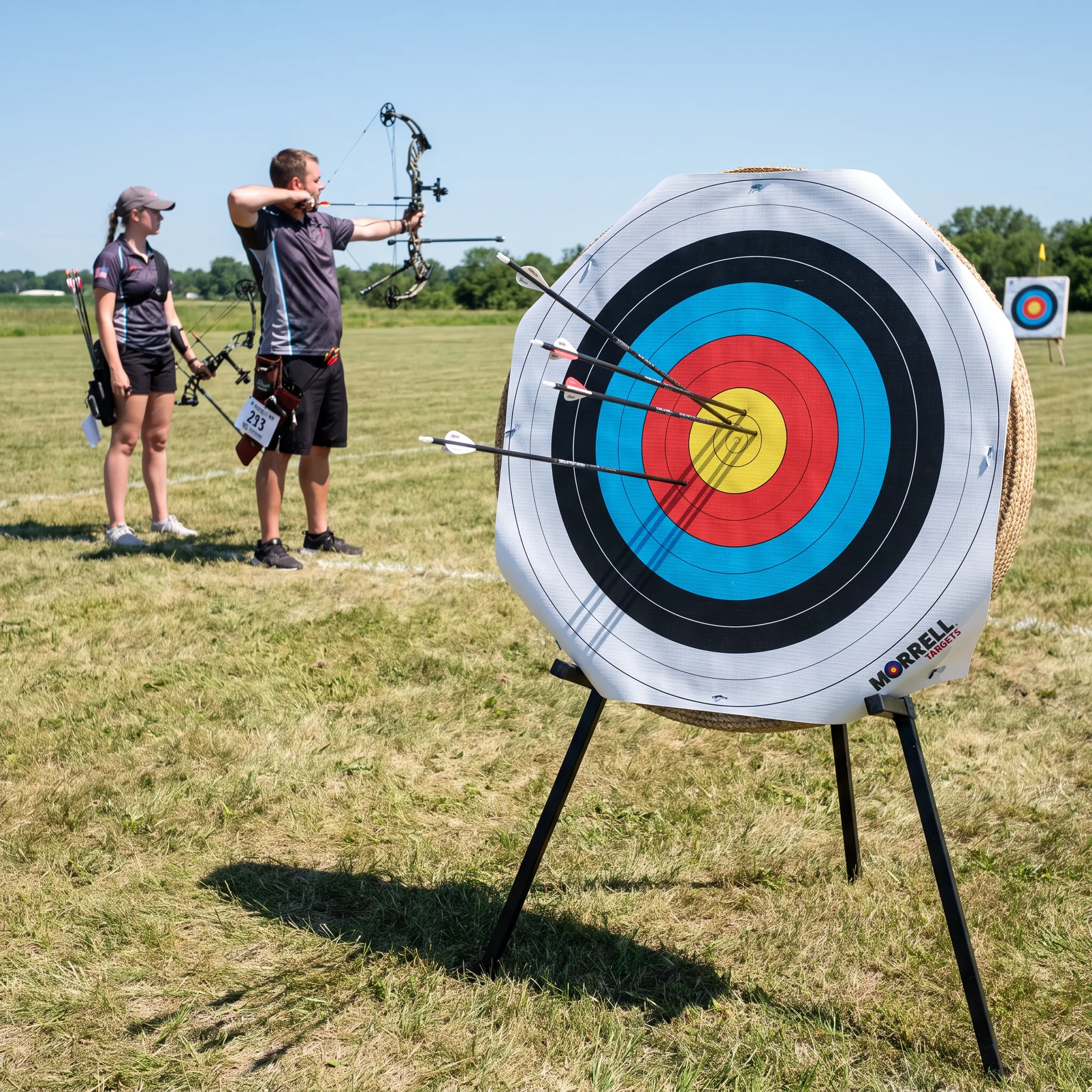 Archery tournament shooting